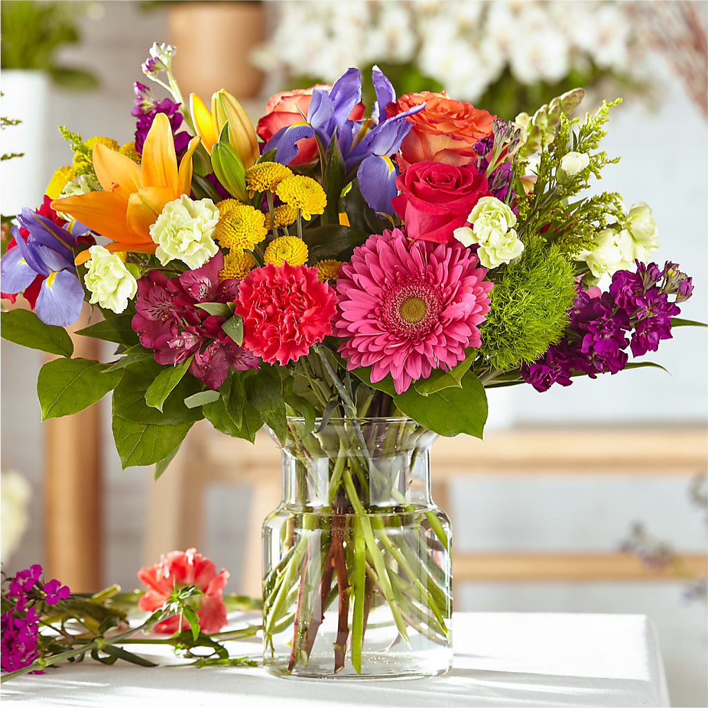 Bold & Bright – A Florist Original – ADAM & EVE FLOWERS & BALLOONS, Lafayette IN