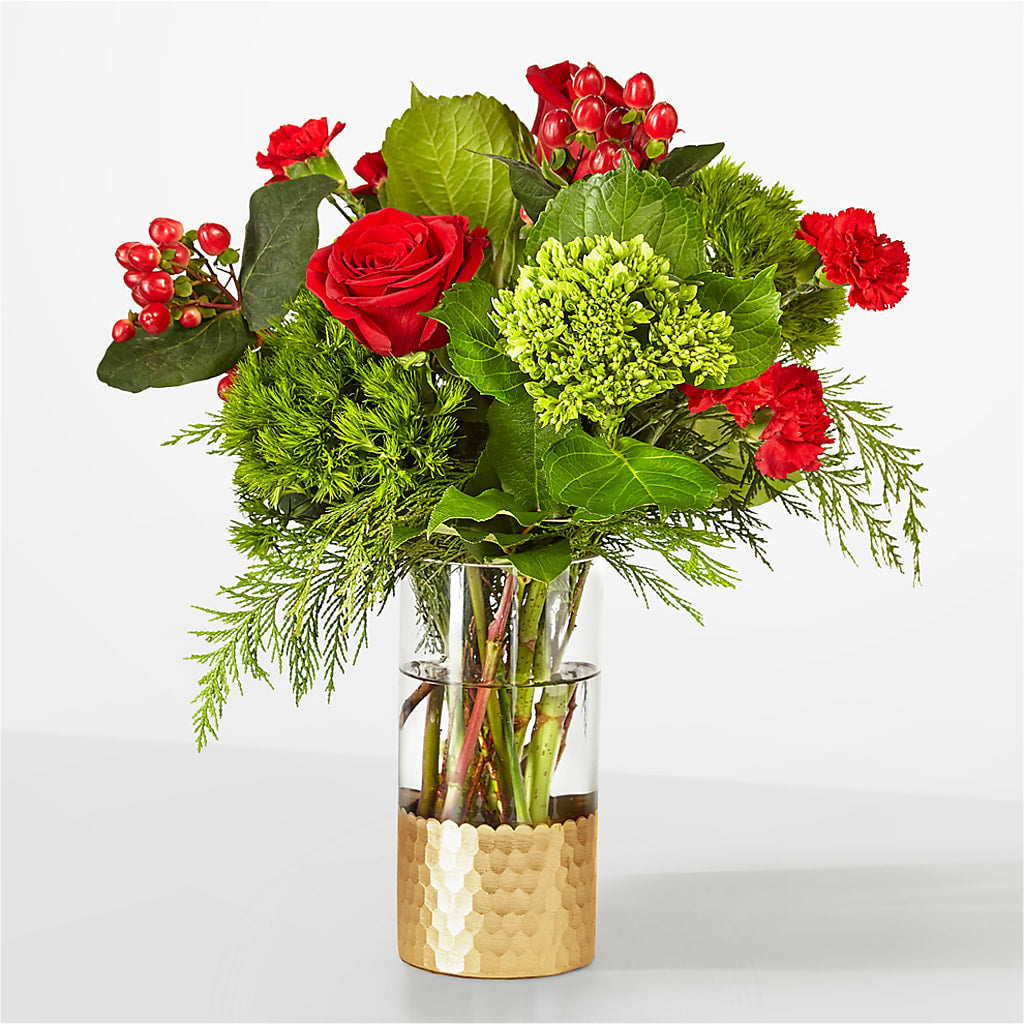 Plaid Throw Bouquet – ADAM & EVE FLOWERS & BALLOONS, Lafayette IN