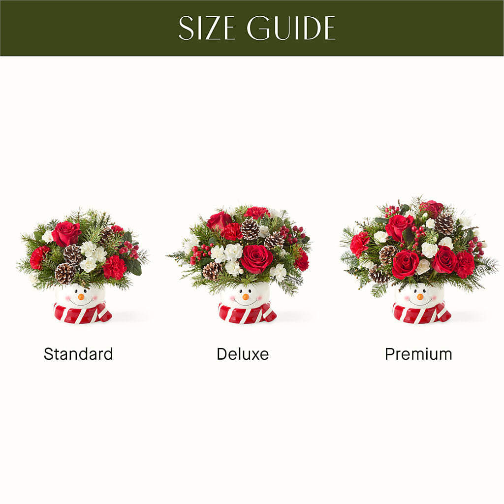 Jolly Snowman Bouquet – ADAM & EVE FLOWERS & BALLOONS, Lafayette IN