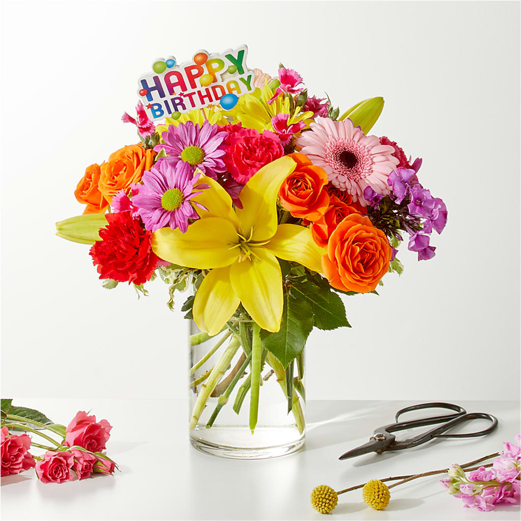 Cue the Confetti - A Florist Original – ADAM & EVE FLOWERS & BALLOONS, Lafayette IN