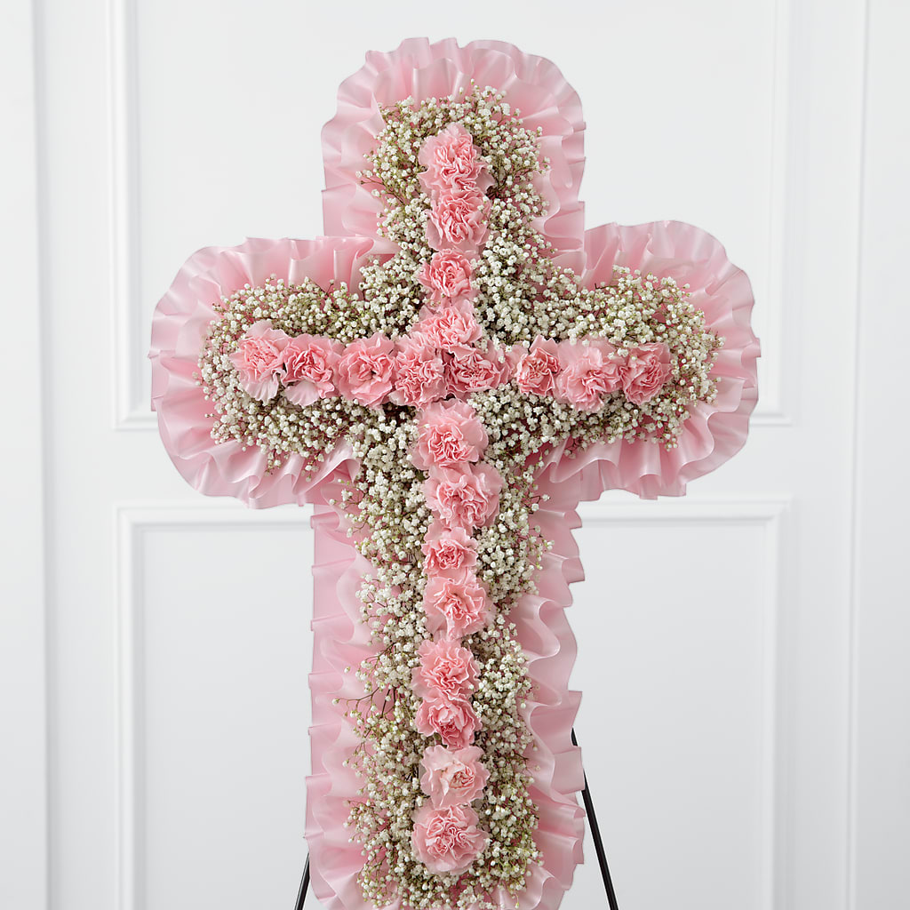 Angel's Cross Easel – ADAM & EVE FLOWERS & BALLOONS, Lafayette IN