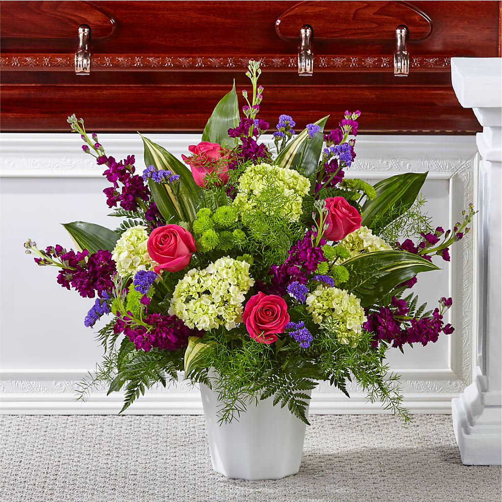 Beautiful Horizons Floor Basket – ADAM & EVE FLOWERS & BALLOONS, Lafayette IN