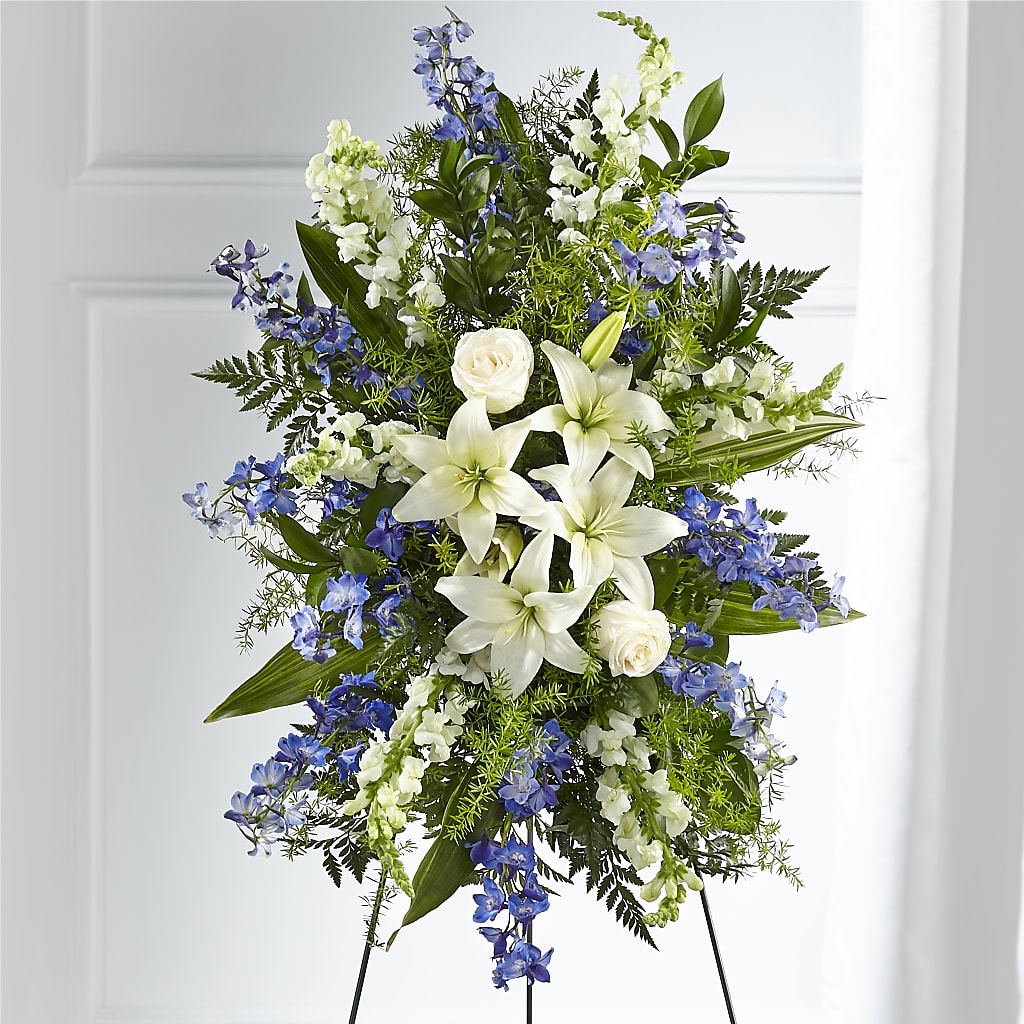 Faithful Friend Standing Spray – ADAM & EVE FLOWERS & BALLOONS, Lafayette IN