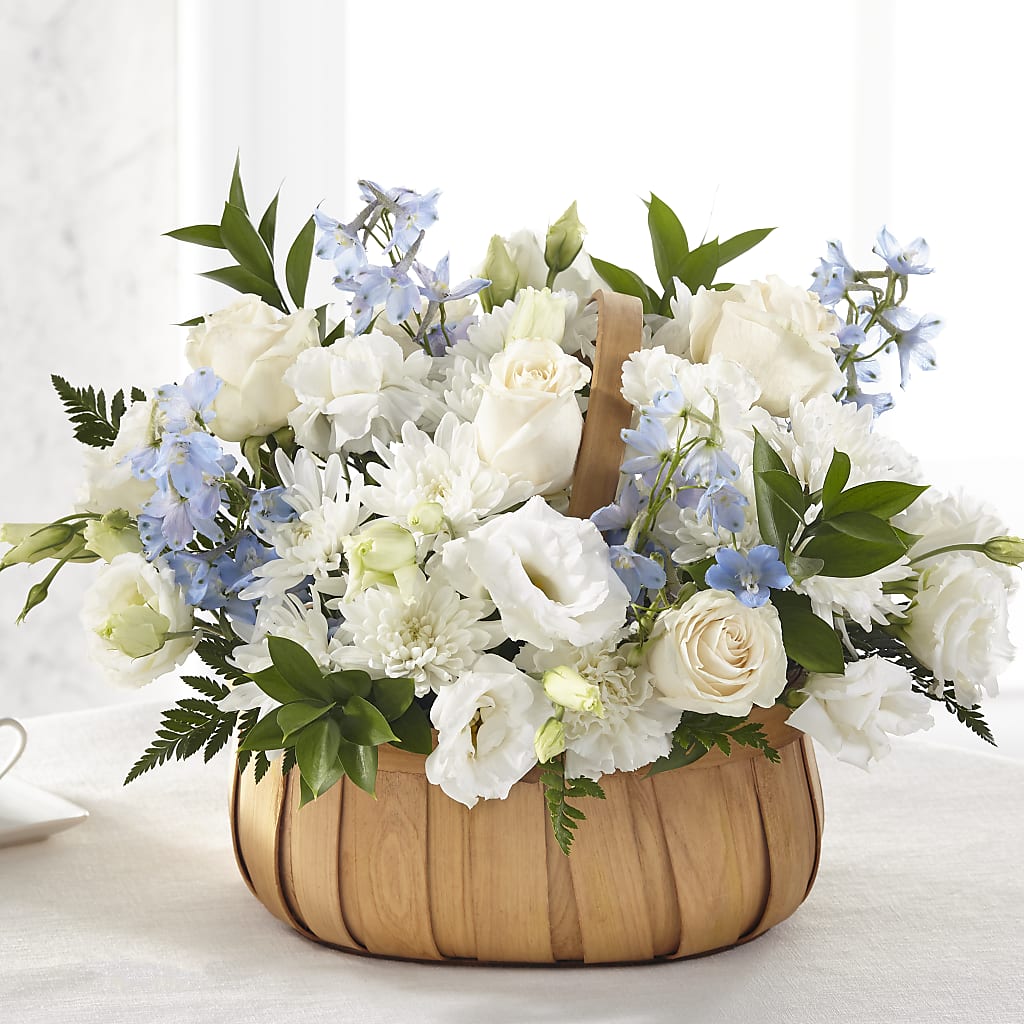 Sincerely Heartfelt Basket – ADAM & EVE FLOWERS & BALLOONS, Lafayette IN