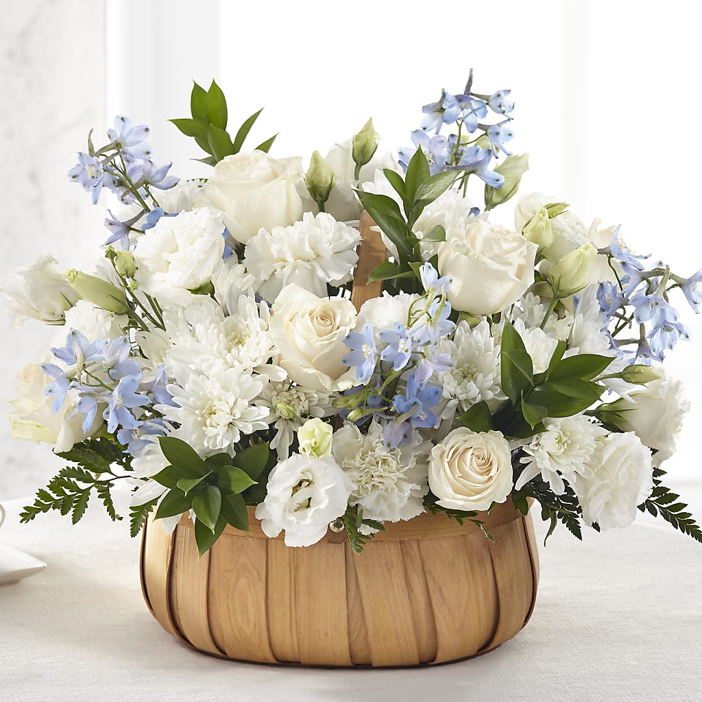Sincerely Heartfelt Basket – ADAM & EVE FLOWERS & BALLOONS, Lafayette IN