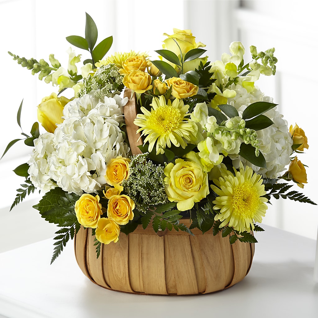 Rustic Remembrance Basket – ADAM & EVE FLOWERS & BALLOONS, Lafayette IN