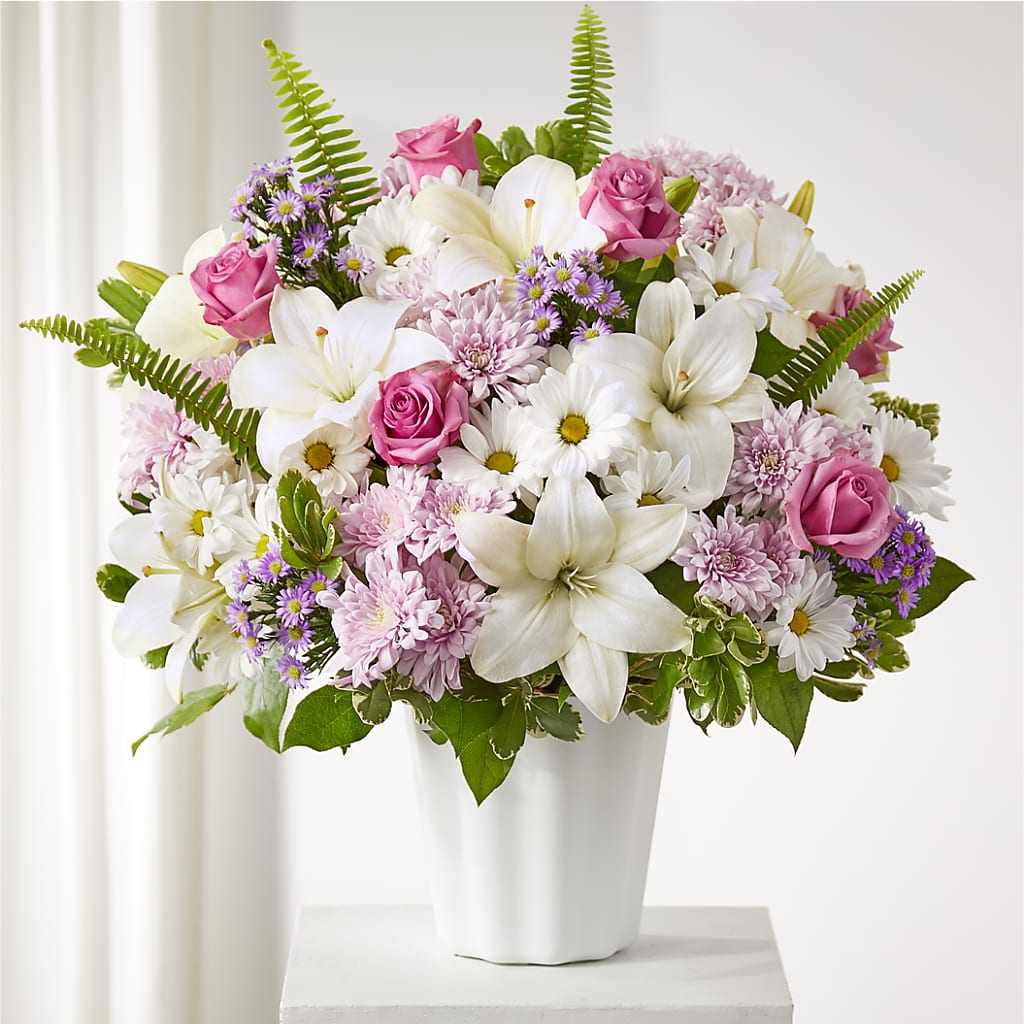 Warmest Thoughts Tabletop Basket – ADAM & EVE FLOWERS & BALLOONS, Lafayette IN