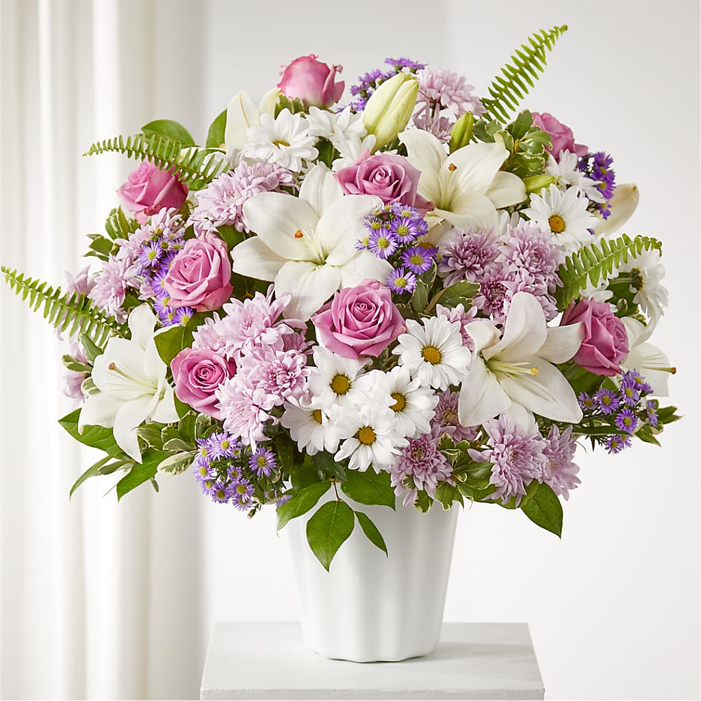 Warmest Thoughts Tabletop Basket – ADAM & EVE FLOWERS & BALLOONS, Lafayette IN