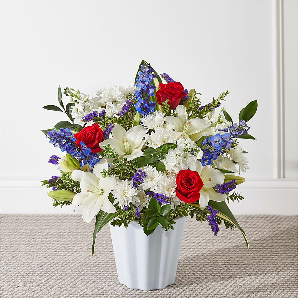 Consoled Floor Basket – ADAM & EVE FLOWERS & BALLOONS, Lafayette IN
