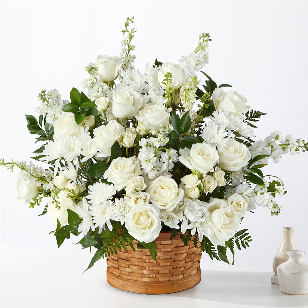 Heartfelt Condolences Arrangement – ADAM & EVE FLOWERS & BALLOONS, Lafayette IN