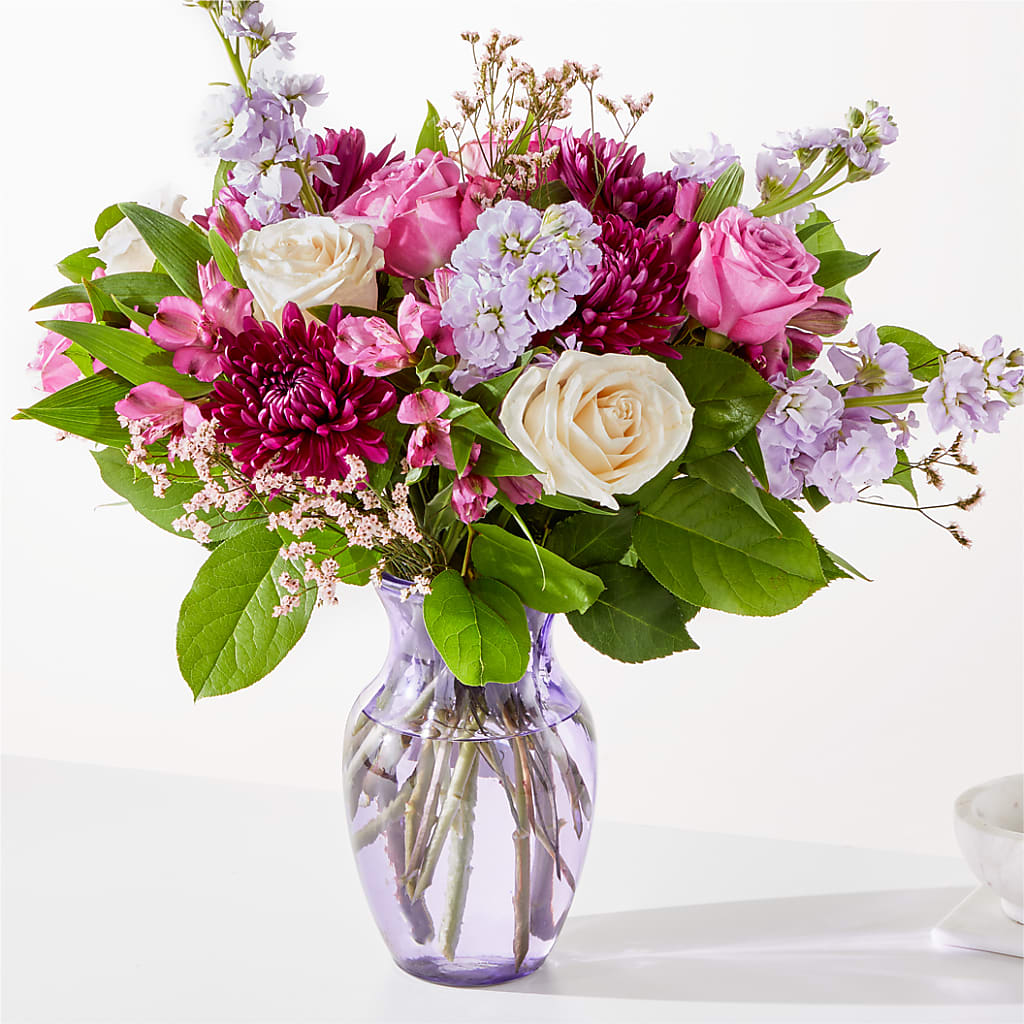 Amethyst Dreams Bouquet – ADAM & EVE FLOWERS & BALLOONS, Lafayette IN