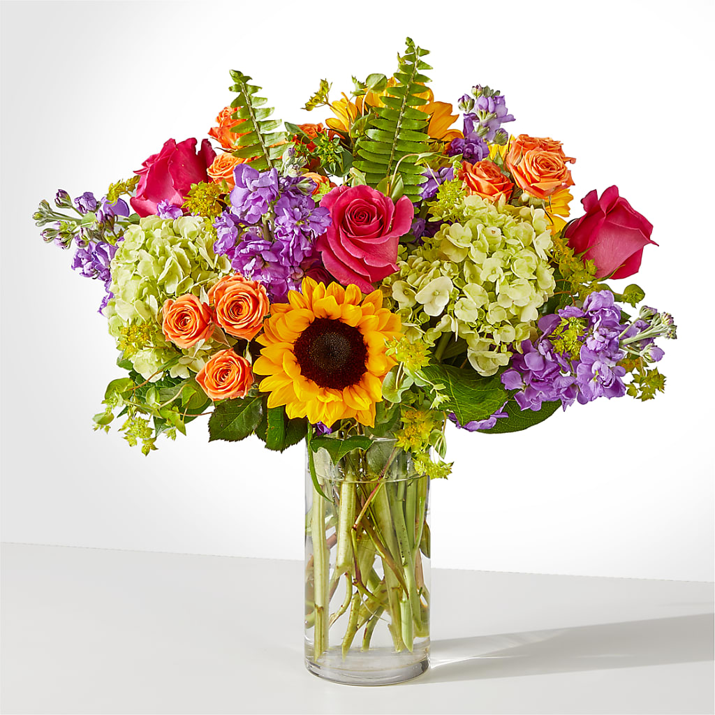 Vibrant Greetings Bouquet – ADAM & EVE FLOWERS & BALLOONS, Lafayette IN