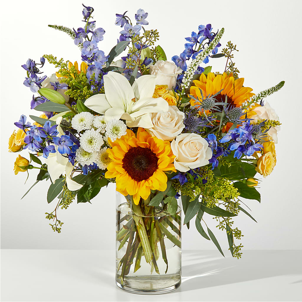 Wonderfully Sunny Bouquet – ADAM & EVE FLOWERS & BALLOONS, Lafayette IN