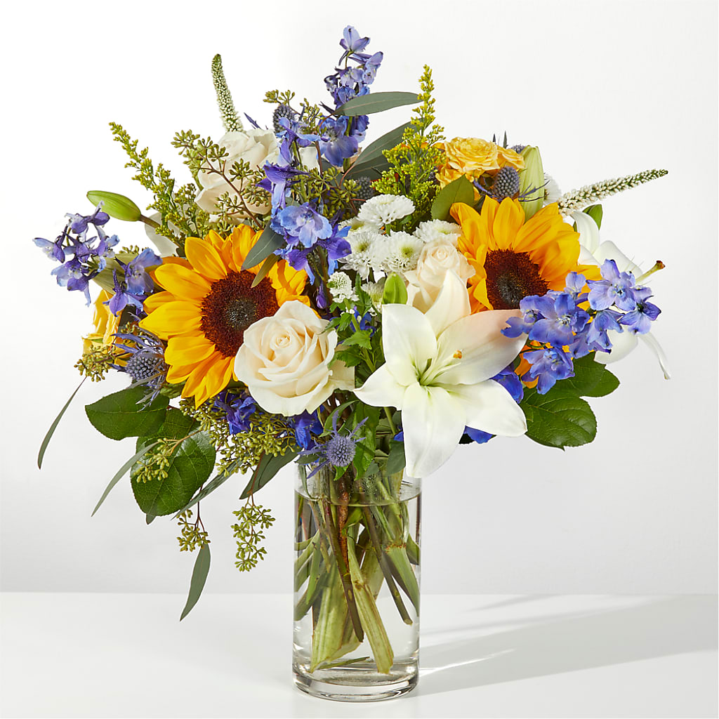 Wonderfully Sunny Bouquet – ADAM & EVE FLOWERS & BALLOONS, Lafayette IN