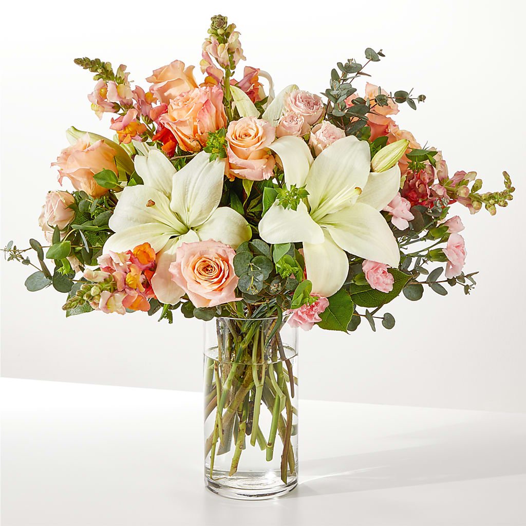 Grapefruit Splash Bouquet – ADAM & EVE FLOWERS & BALLOONS, Lafayette IN