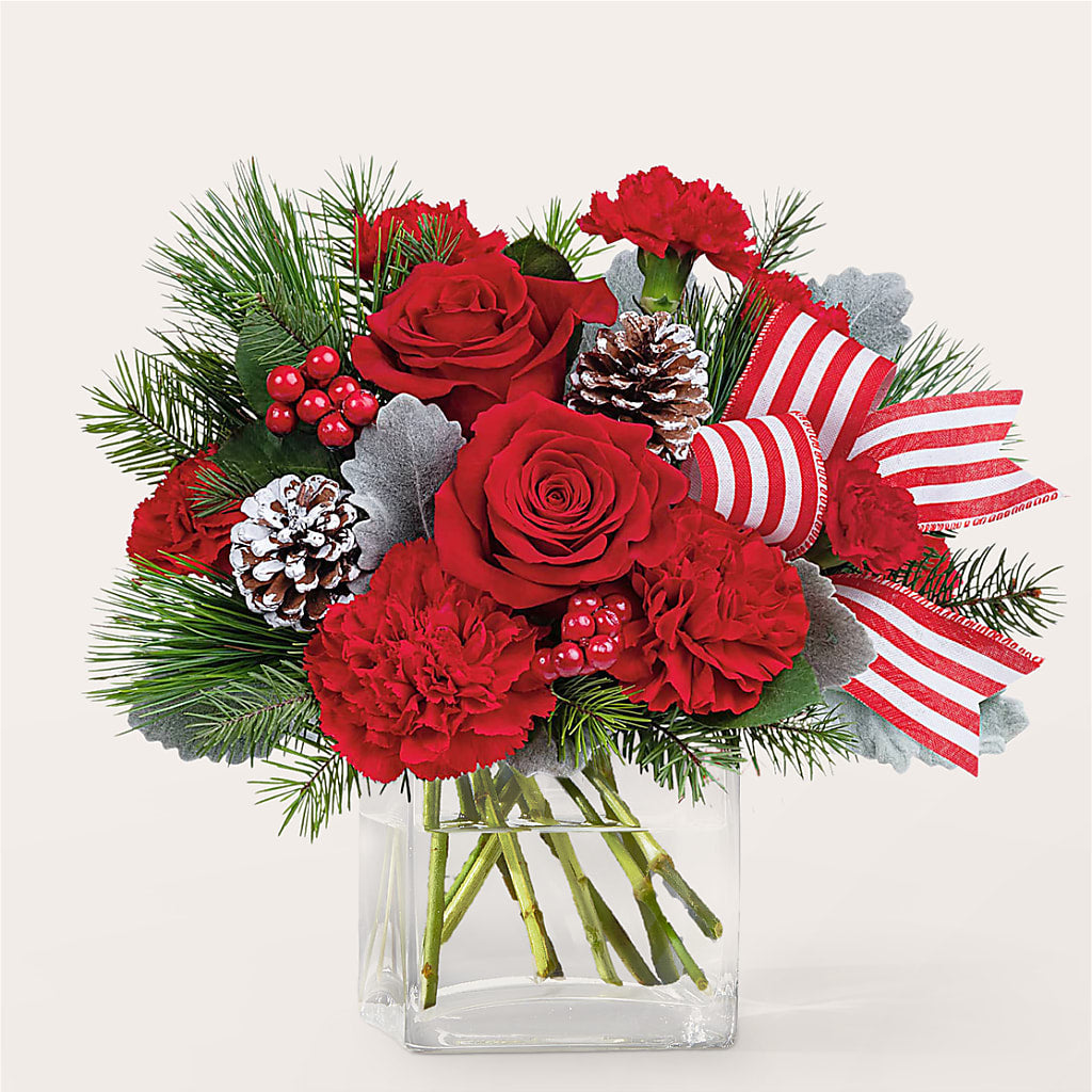 Baking Spirits Bright Bouquet – ADAM & EVE FLOWERS & BALLOONS, Lafayette IN