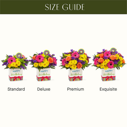 Birthday Brights Bouquet – ADAM & EVE FLOWERS & BALLOONS, Lafayette IN