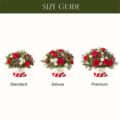 Jolly Snowman Bouquet – ADAM & EVE FLOWERS & BALLOONS, Lafayette IN
