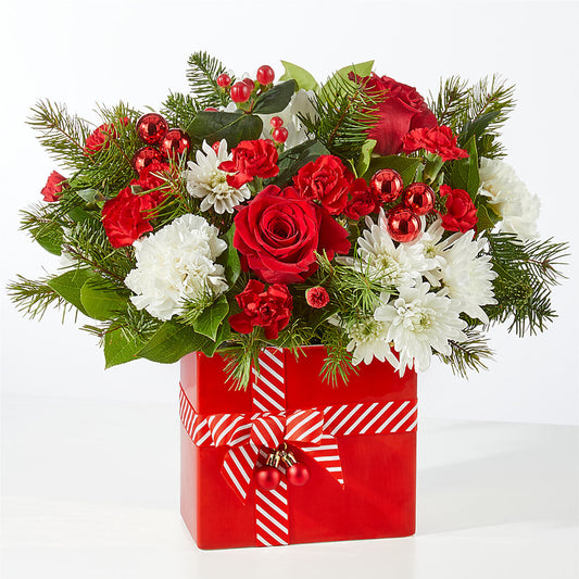 Presents Under the Tree Bouquet – ADAM & EVE FLOWERS & BALLOONS, Lafayette IN
