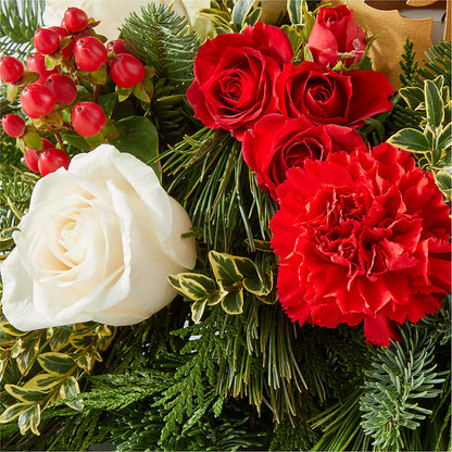 December Dreams Centerpiece – ADAM & EVE FLOWERS & BALLOONS, Lafayette IN