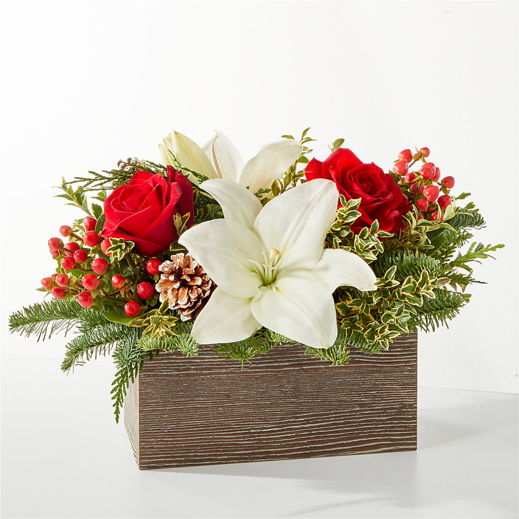 Snowy Wonderland Bouquet – ADAM & EVE FLOWERS & BALLOONS, Lafayette IN