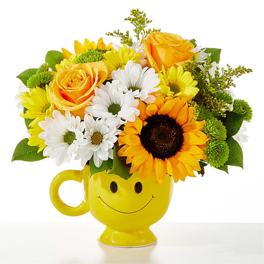 Be Happy Bouquet – ADAM & EVE FLOWERS & BALLOONS, Lafayette IN