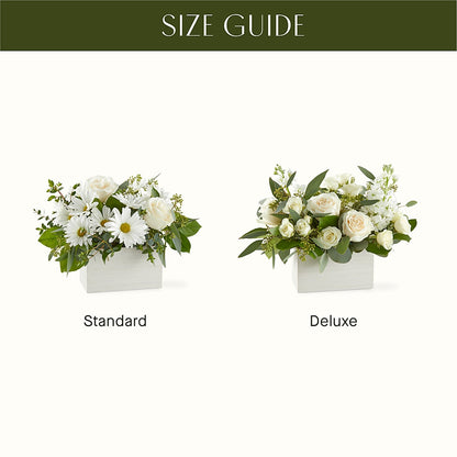 Fresh Linen Box Bouquet – ADAM & EVE FLOWERS & BALLOONS, Lafayette IN