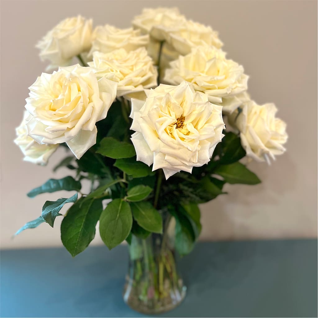 Long Stem Yellow Rose Bouquet – ADAM & EVE FLOWERS & BALLOONS, Lafayette IN