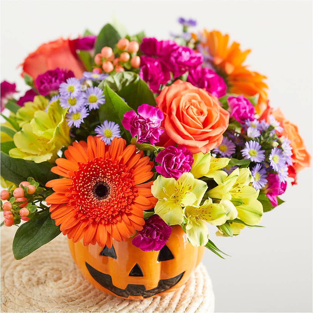 Tricks & Treats Pumpkin – ADAM & EVE FLOWERS & BALLOONS, Lafayette IN
