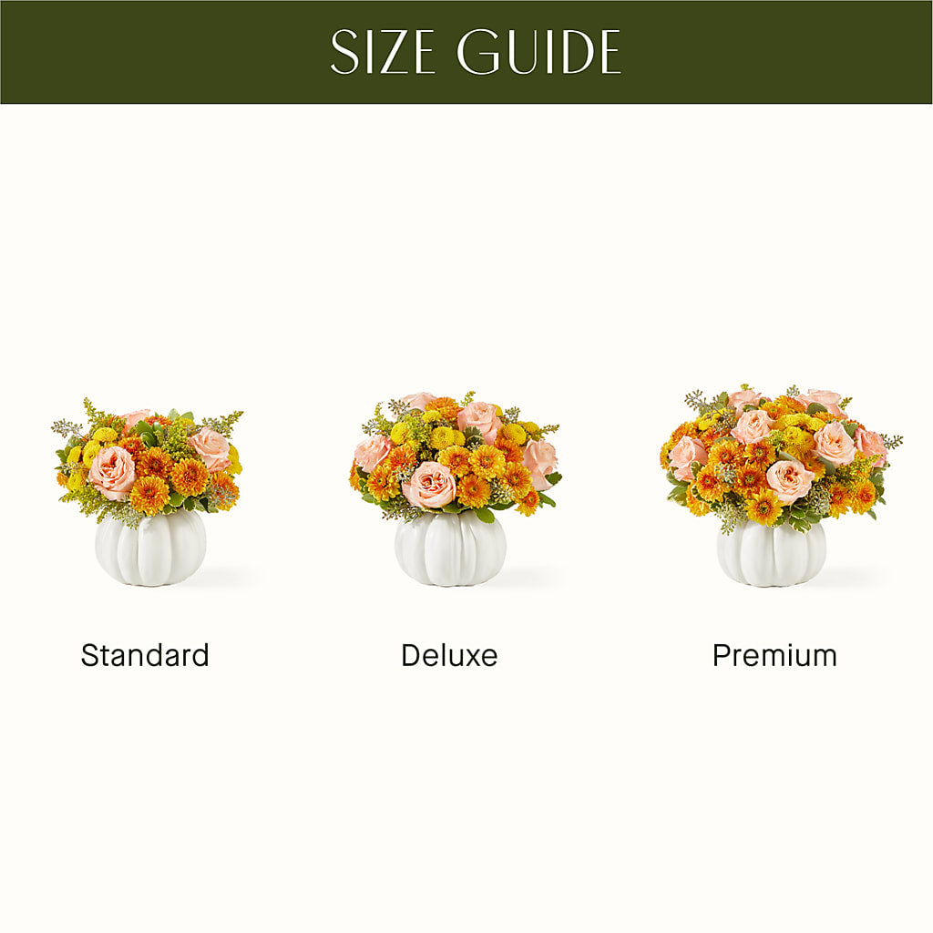 Peachy Pumpkin – ADAM & EVE FLOWERS & BALLOONS, Lafayette IN
