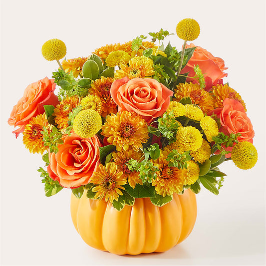 Gourdgeous Pumpkin – ADAM & EVE FLOWERS & BALLOONS, Lafayette IN