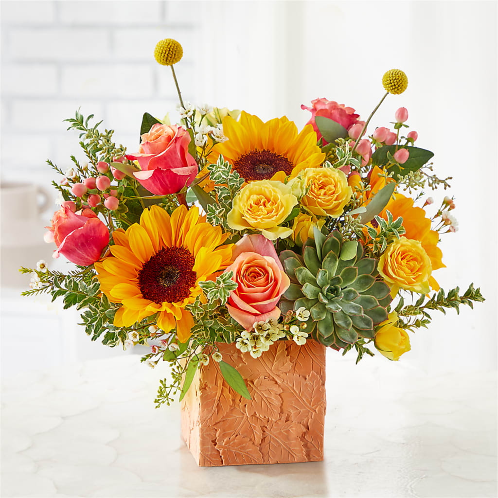 Sunflower Season Bouquet – ADAM & EVE FLOWERS & BALLOONS, Lafayette IN