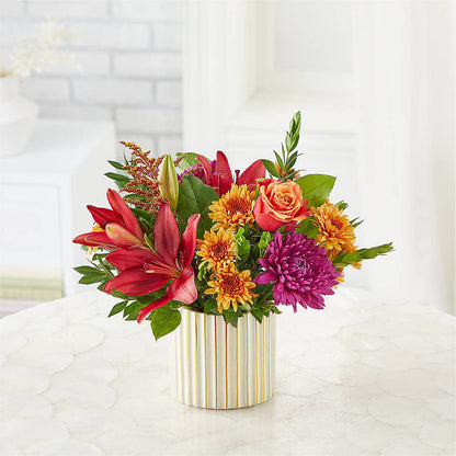 Burgundy Landscape Bouquet – ADAM & EVE FLOWERS & BALLOONS, Lafayette IN