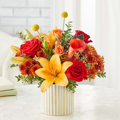 Scarlet Skies Bouquet – ADAM & EVE FLOWERS & BALLOONS, Lafayette IN
