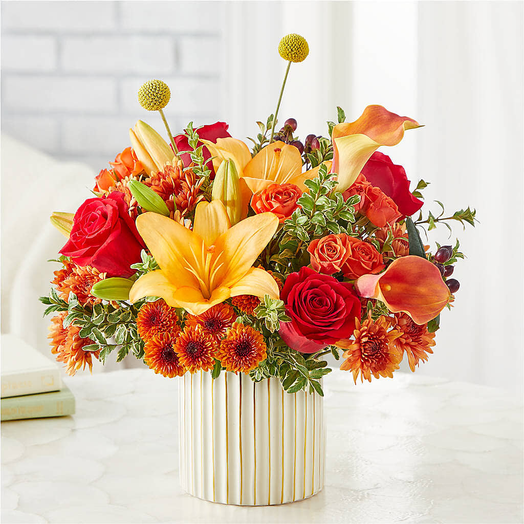 Scarlet Skies Bouquet – ADAM & EVE FLOWERS & BALLOONS, Lafayette IN