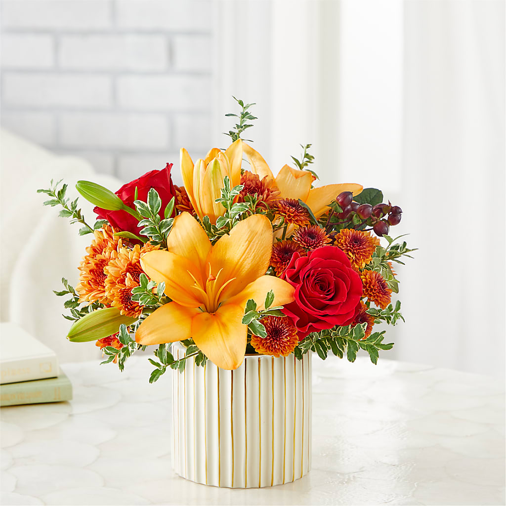 Scarlet Skies Bouquet – ADAM & EVE FLOWERS & BALLOONS, Lafayette IN