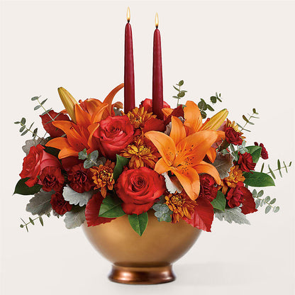 Fruits of Fall Centerpiece – ADAM & EVE FLOWERS & BALLOONS, Lafayette IN