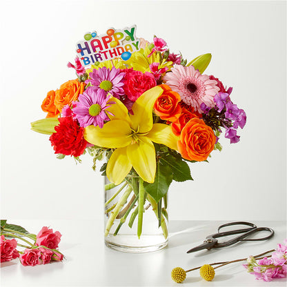 Cue the Confetti - A Florist Original – ADAM & EVE FLOWERS & BALLOONS, Lafayette IN