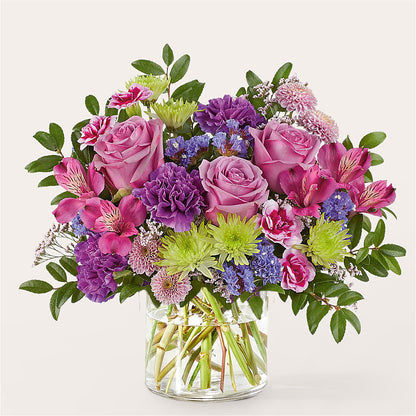 Glass Half Full Bouquet – ADAM & EVE FLOWERS & BALLOONS, Lafayette IN