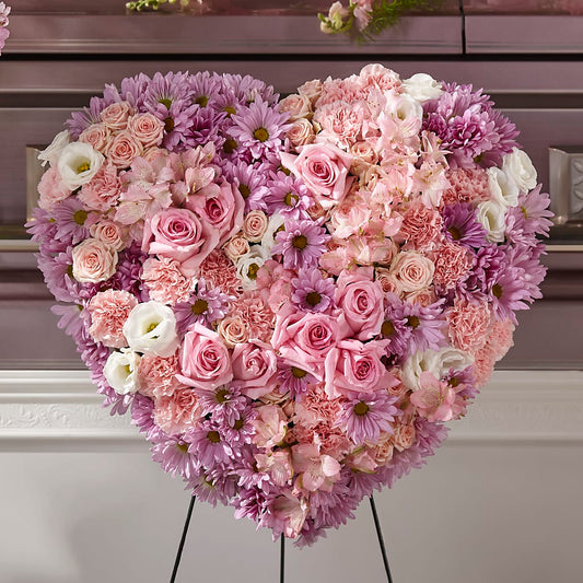 Heaven's Light Heart – ADAM & EVE FLOWERS & BALLOONS, Lafayette IN