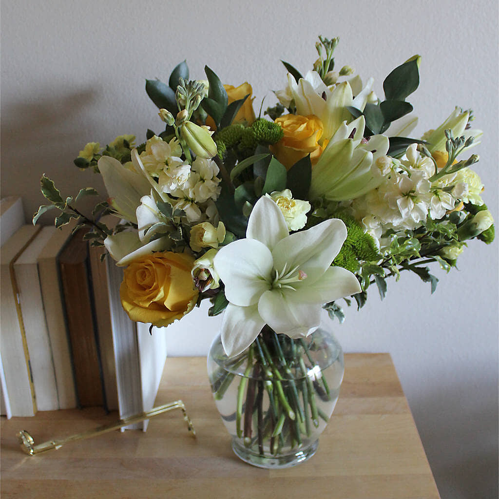 Hope & Serenity Bouquet – ADAM & EVE FLOWERS & BALLOONS, Lafayette IN