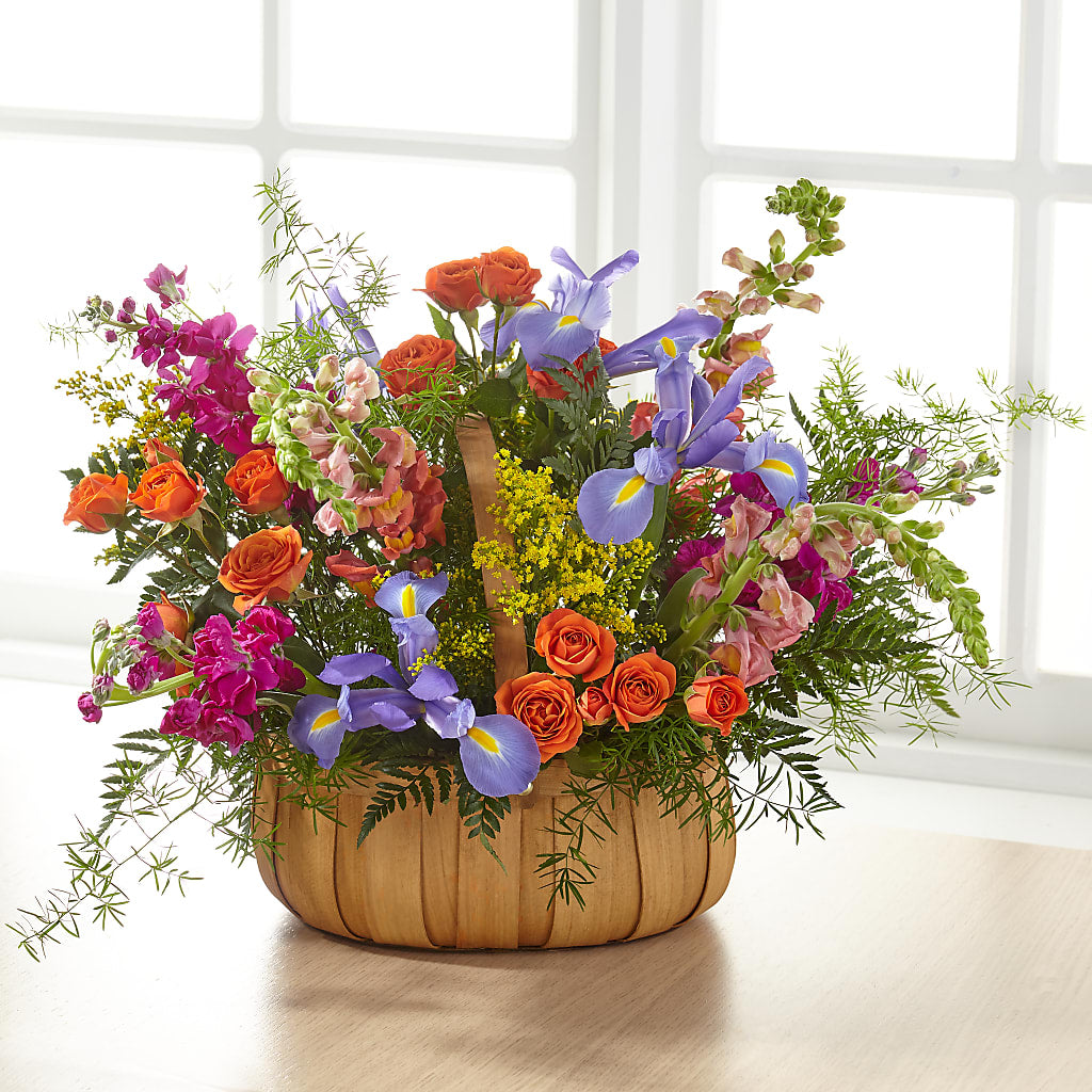 Garden of Life Basket – ADAM & EVE FLOWERS & BALLOONS, Lafayette IN