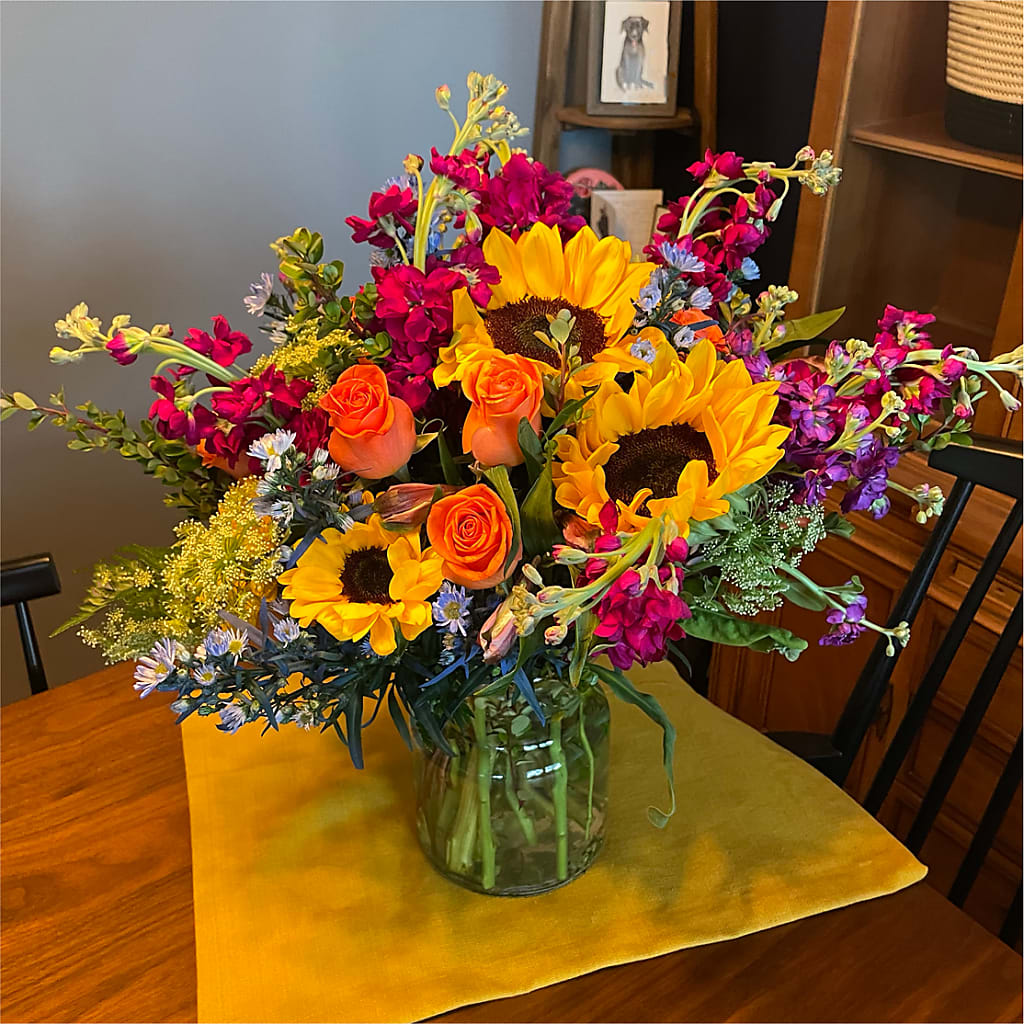 Rays of Life Bouquet – ADAM & EVE FLOWERS & BALLOONS, Lafayette IN