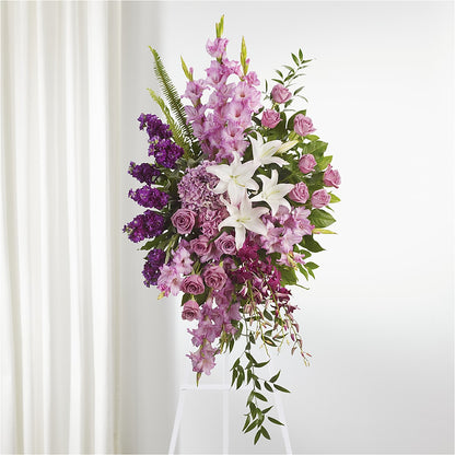 Never Alone Standing Spray – ADAM & EVE FLOWERS & BALLOONS, Lafayette IN