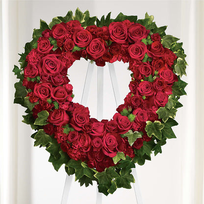 Wholehearted Standing Spray – ADAM & EVE FLOWERS & BALLOONS, Lafayette IN
