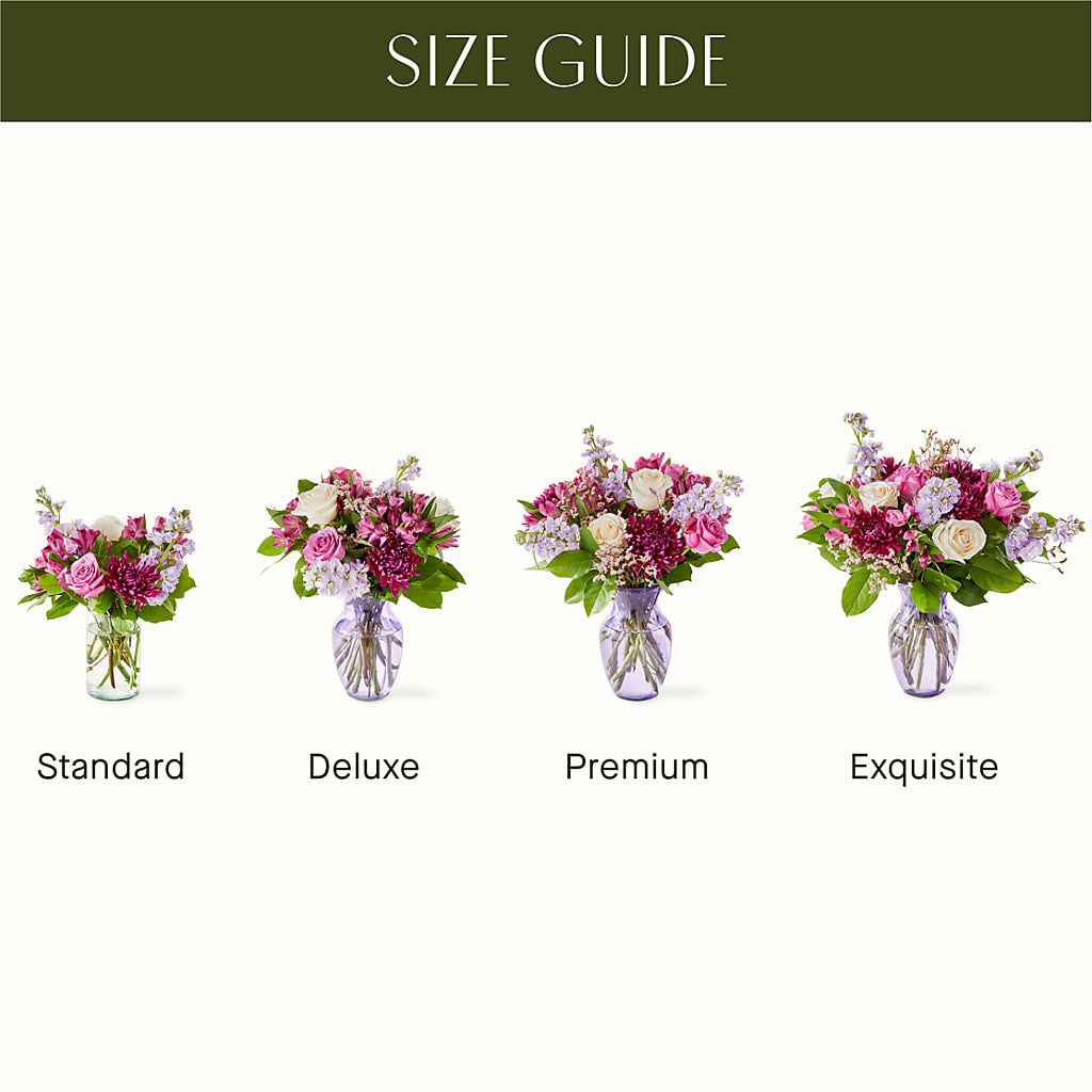 Amethyst Dreams Bouquet – ADAM & EVE FLOWERS & BALLOONS, Lafayette IN