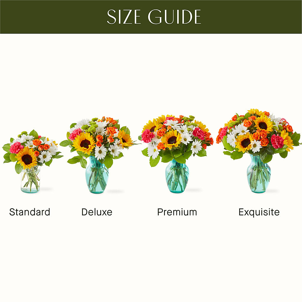 Sun-drenched Blooms Bouquet – ADAM & EVE FLOWERS & BALLOONS, Lafayette IN