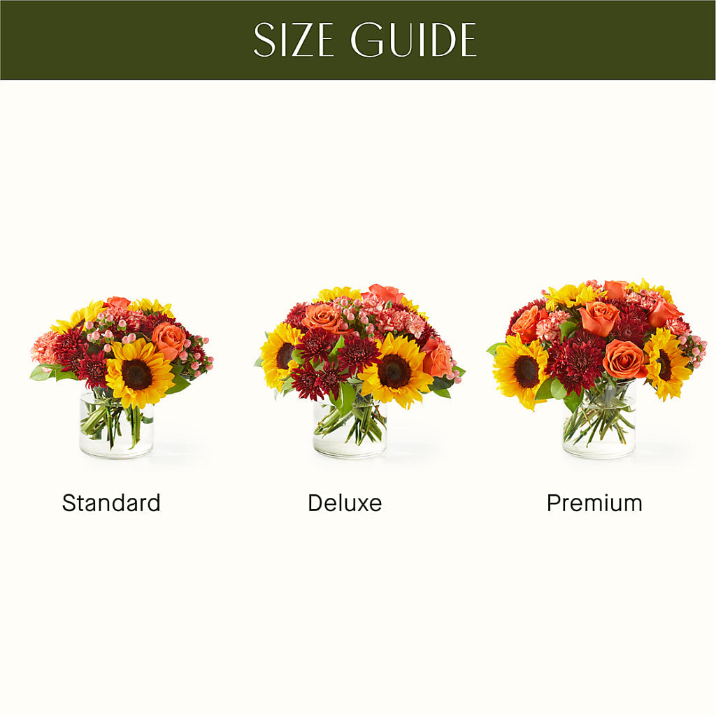 September Sunset Bouquet – ADAM & EVE FLOWERS & BALLOONS, Lafayette IN