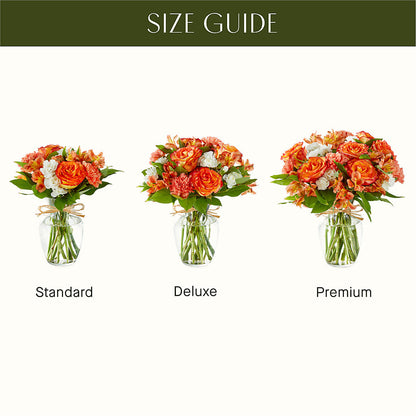 Apricot Glow Bouquet – ADAM & EVE FLOWERS & BALLOONS, Lafayette IN