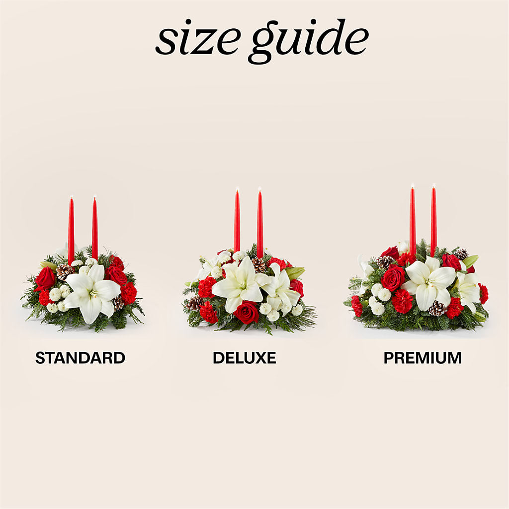 Seasonal Festivities Centerpiece – ADAM & EVE FLOWERS & BALLOONS, Lafayette IN